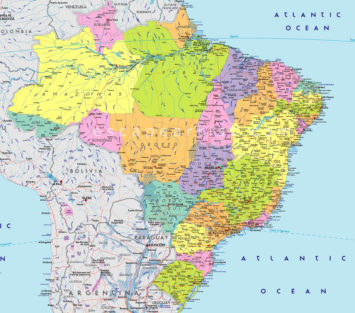 خريطة البرازيل زراعيا و اقتصاديا و صناعيا
