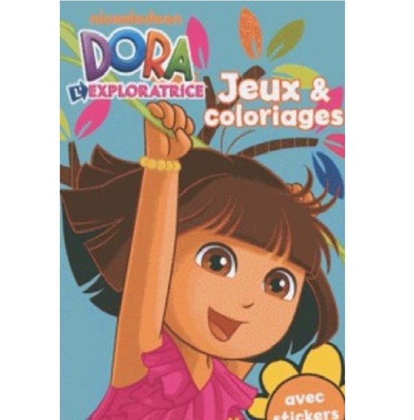 Dora Exploratrice Jeux & coloriages avec stickers