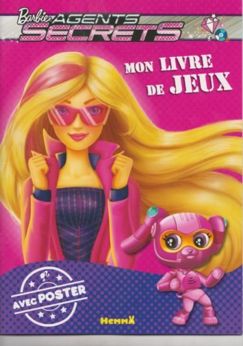 barbie-agents-secrets-mon-livre-de-jeux-avec-poster