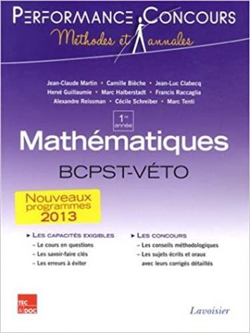 Mathématiques 1re année BCPST c22