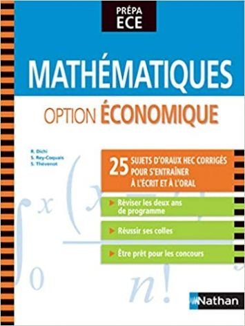 Mathématiques – option économique c13