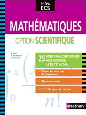 Mathématiques – option scientifique c13