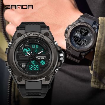 SANDA-739-Men-Sports-Watches-G-Style-Digital-Military-S-Shock-Fitness-Watch-Men-Quartz-Dual