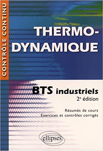 Thermodynamique BTS Industriels c12