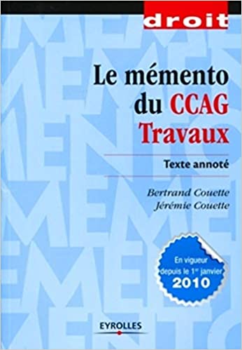 Le mémento du CCAG Travaux c22