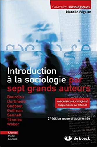 Introduction à la sociologie par sept grands c13