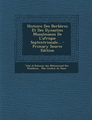 Histoire Des Berberes Et Des c33