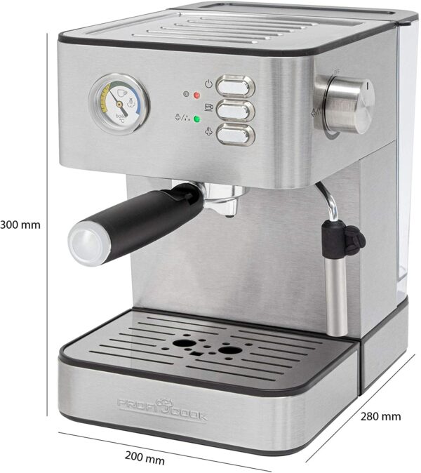 machine a café pc-es 1209 mesure